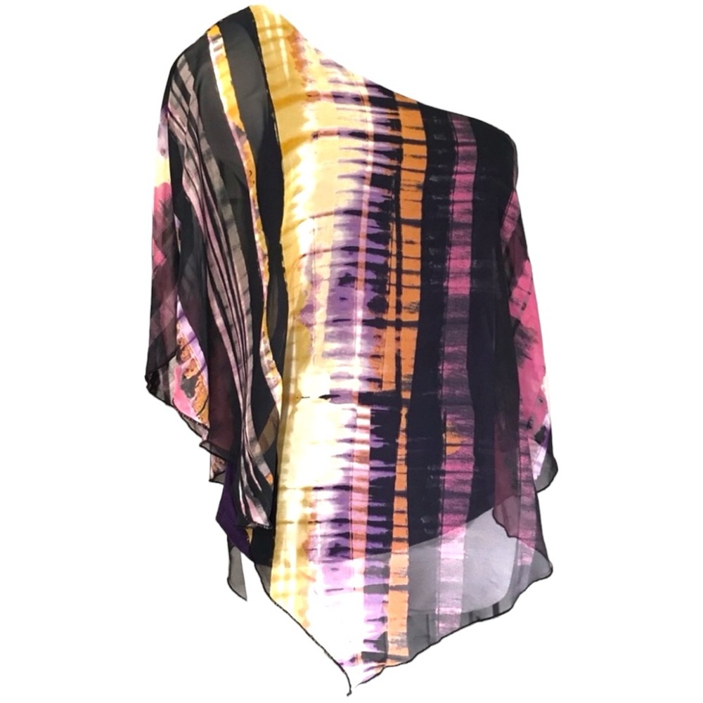 One Shoulder Asymmetrical Top w Cami